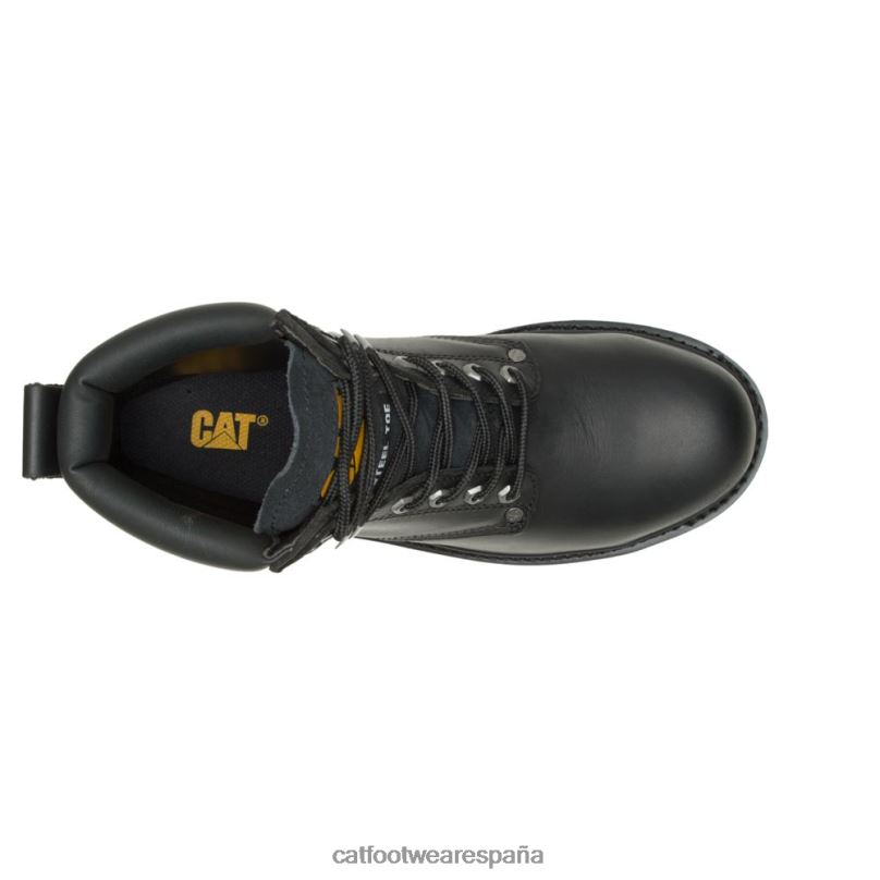 Caterpillar bota de trabajo con punta de acero para segundo turno negro hombres 4JJT817 | botas de trabajo