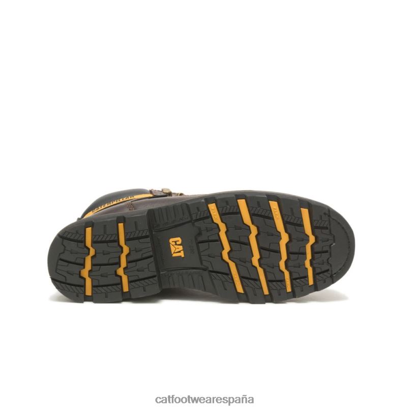 Caterpillar bota de trabajo con punta de material compuesto fresco marron oscuro hombres 4JJT871 | botas de trabajo