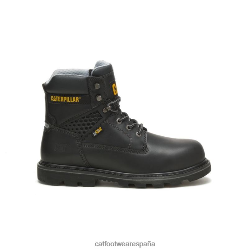 Caterpillar bota de trabajo con punta de material compuesto fresco negro hombres 4JJT870 | botas de trabajo