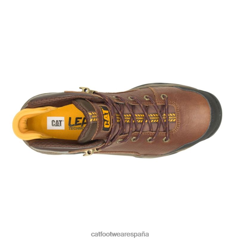 Caterpillar bota de trabajo con puntera de aleación resistente al agua Provocar roble hombres 4JJT872 | botas de trabajo