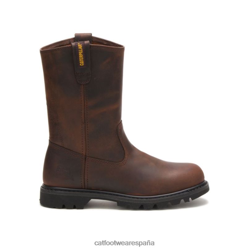 Caterpillar bota de trabajo de revólver marrón hombres 4JJT833 | botas de trabajo