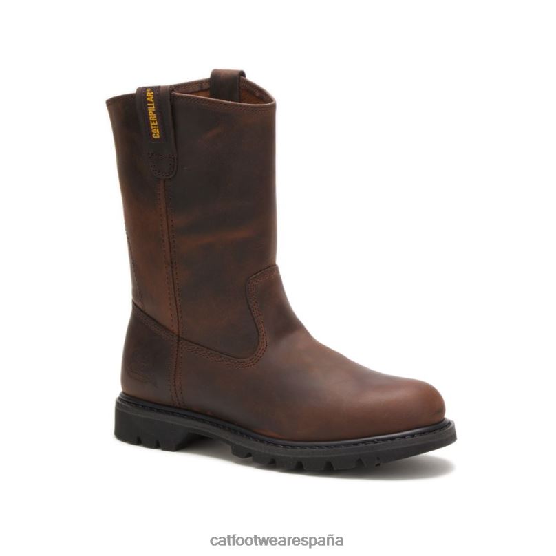 Caterpillar bota de trabajo de revólver marrón hombres 4JJT833 | botas de trabajo