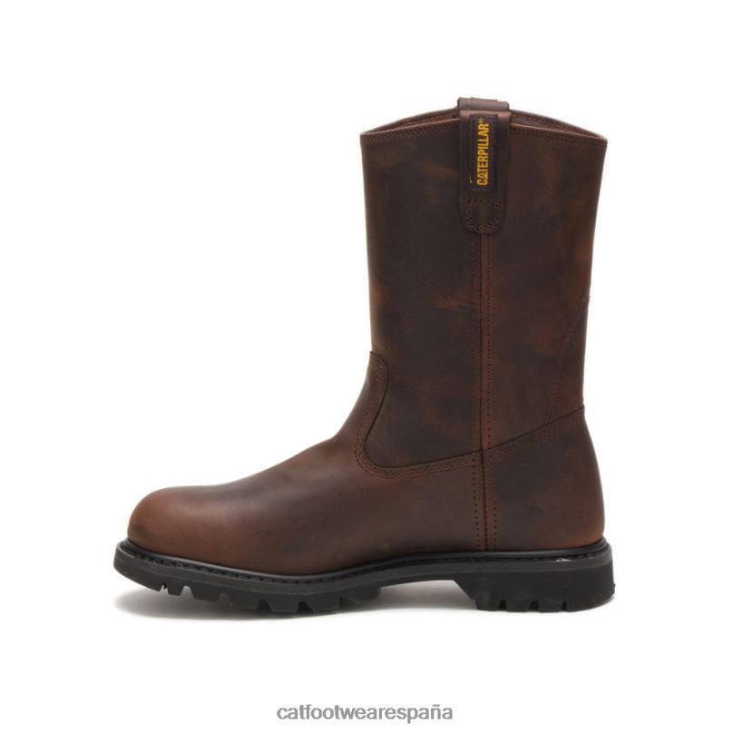 Caterpillar bota de trabajo de revólver marrón hombres 4JJT833 | botas de trabajo