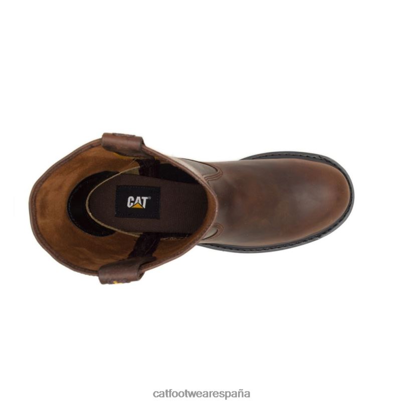 Caterpillar bota de trabajo de revólver marrón hombres 4JJT833 | botas de trabajo