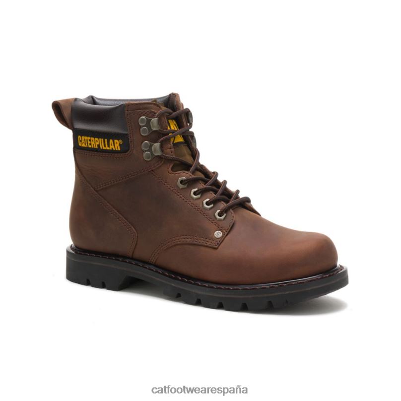 Caterpillar bota de trabajo de segundo turno marron oscuro hombres 4JJT812 | botas de trabajo