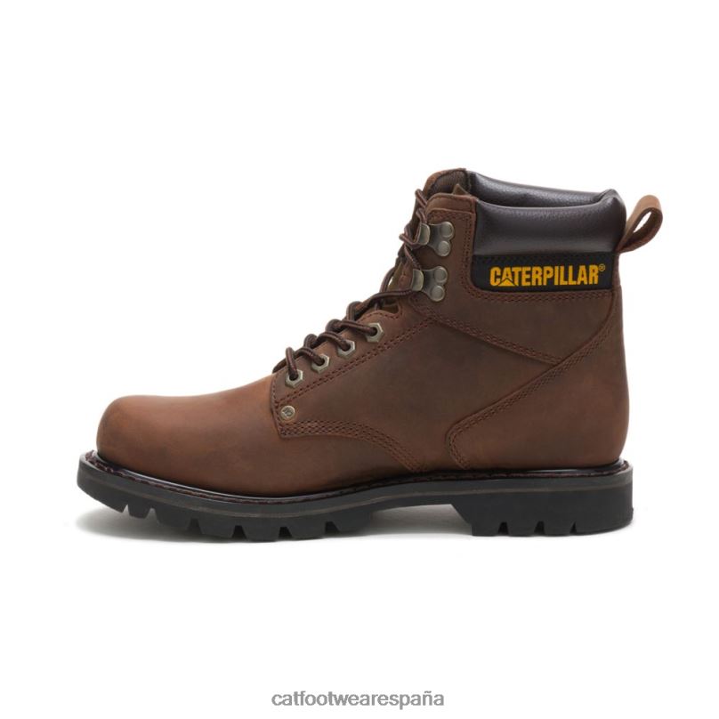 Caterpillar bota de trabajo de segundo turno marron oscuro hombres 4JJT812 | botas de trabajo