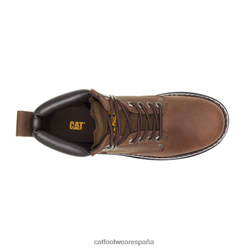 Caterpillar bota de trabajo de segundo turno marron oscuro hombres 4JJT812 | botas de trabajo