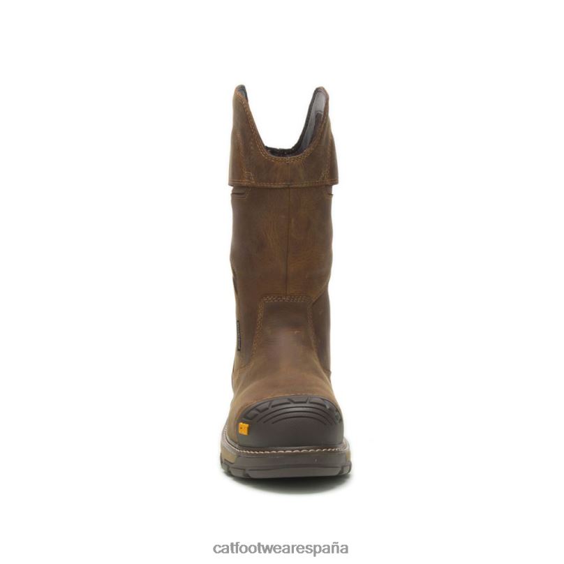 Caterpillar bota de trabajo excavator superlite pull-on impermeable con punta de compuesto de carbono pirámide hombres 4JJT830 | botas de trabajo