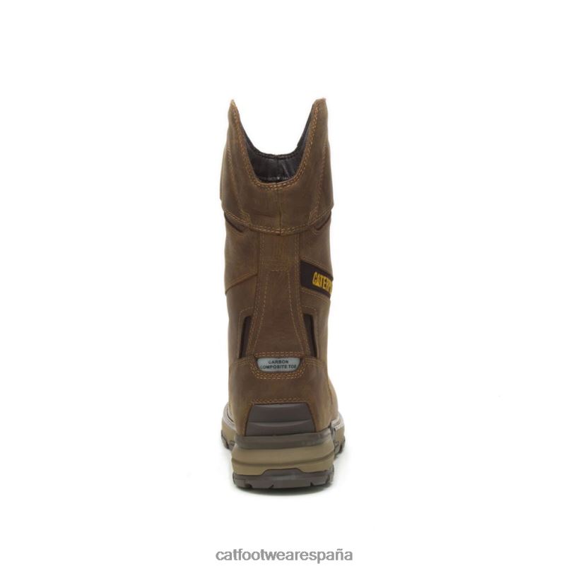 Caterpillar bota de trabajo excavator superlite pull-on impermeable con punta de compuesto de carbono pirámide hombres 4JJT830 | botas de trabajo