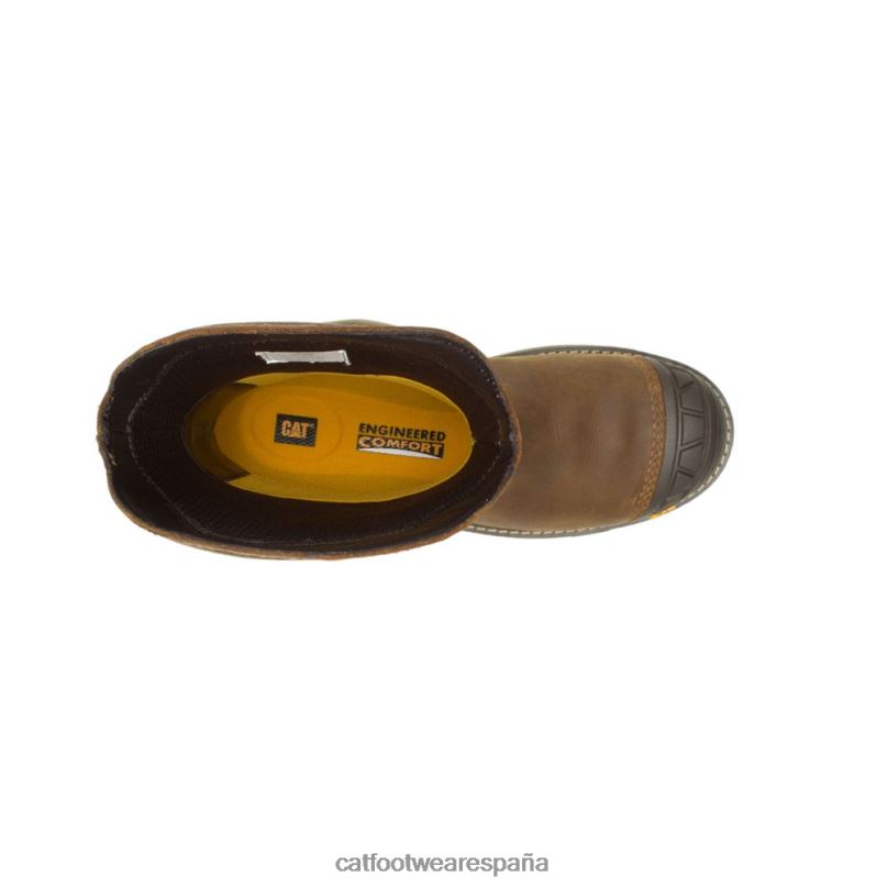 Caterpillar bota de trabajo excavator superlite pull-on impermeable con punta de compuesto de carbono pirámide hombres 4JJT830 | botas de trabajo