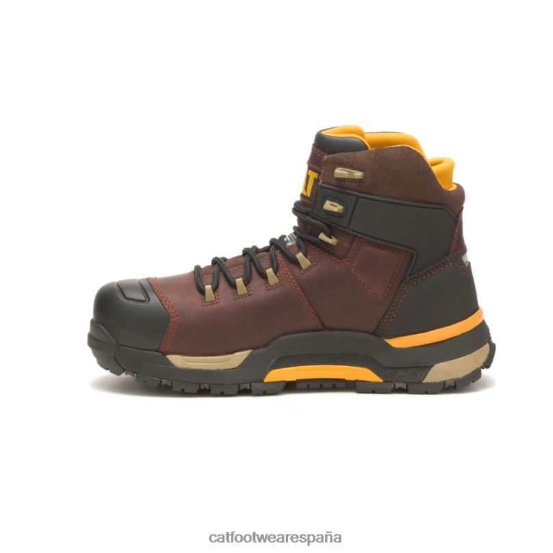 Caterpillar bota de trabajo impermeable con punta de compuesto de carbono thinsulate cat edge protect fraile moreno hombres 4JJT874 | botas de trabajo
