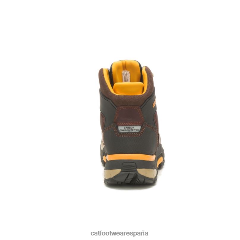 Caterpillar bota de trabajo impermeable con punta de compuesto de carbono thinsulate cat edge protect fraile moreno hombres 4JJT874 | botas de trabajo