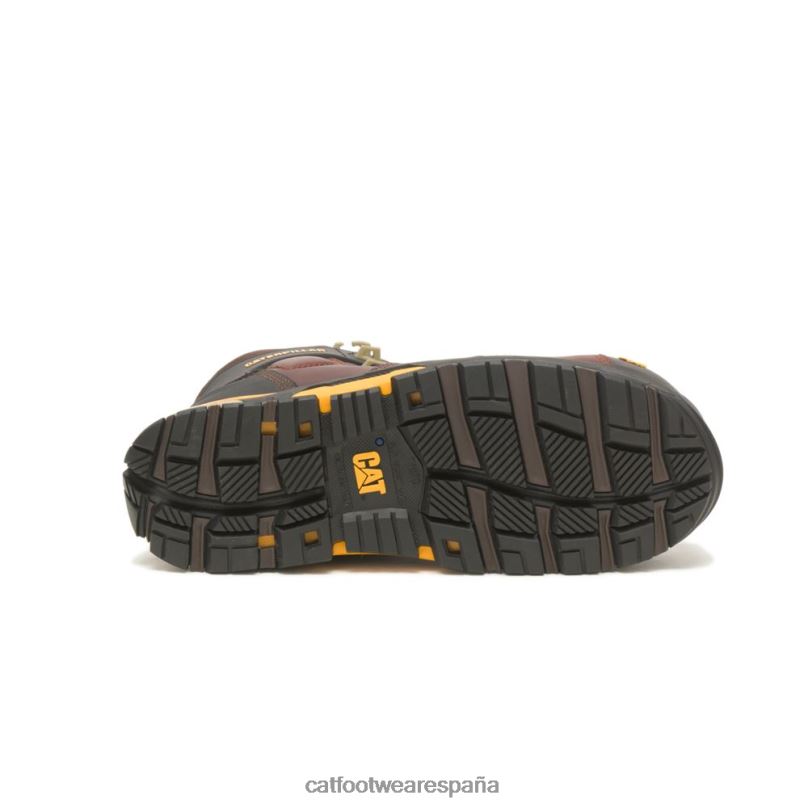 Caterpillar bota de trabajo impermeable con punta de compuesto de carbono thinsulate cat edge protect fraile moreno hombres 4JJT874 | botas de trabajo
