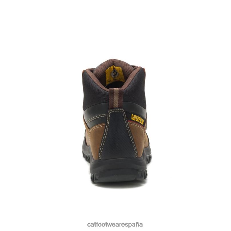 Caterpillar bota de trabajo impermeable de umbral marrón de verdad hombres 4JJT88 | botas de trabajo