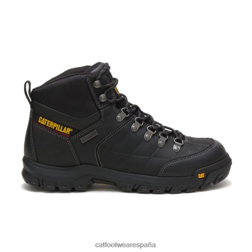Caterpillar bota de trabajo impermeable de umbral negro hombres 4JJT89 | botas de trabajo