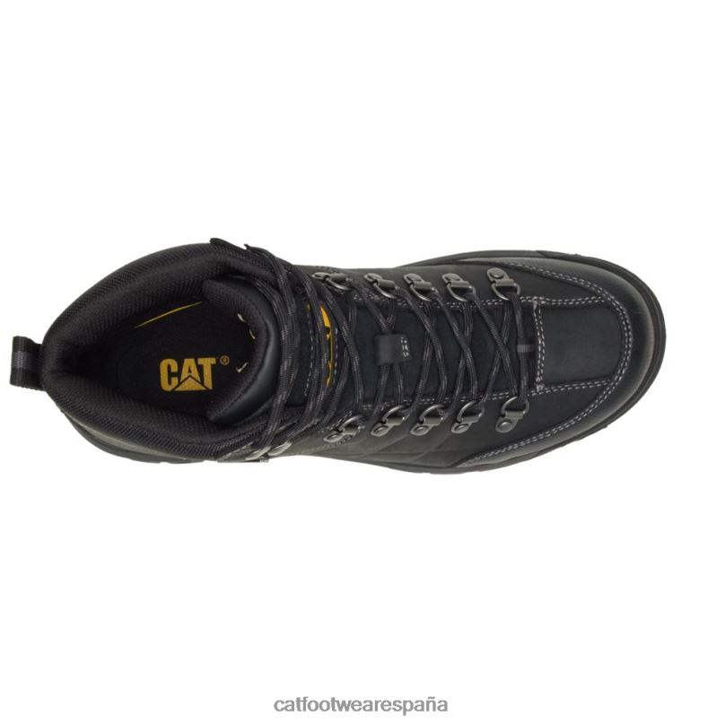 Caterpillar bota de trabajo impermeable de umbral negro hombres 4JJT89 | botas de trabajo