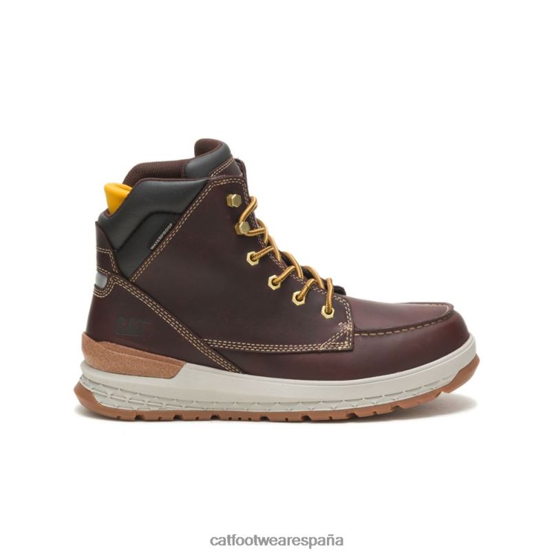 Caterpillar bota de trabajo resistente al agua fraile moreno hombres 4JJT857 | botas de trabajo