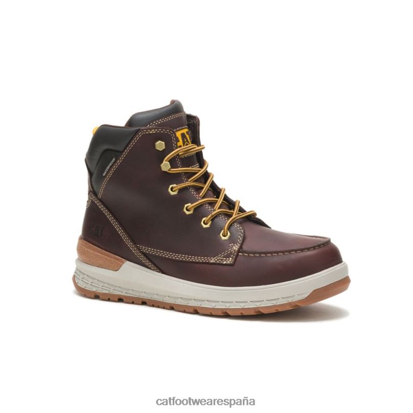 Caterpillar bota de trabajo resistente al agua fraile moreno hombres 4JJT857 | botas de trabajo