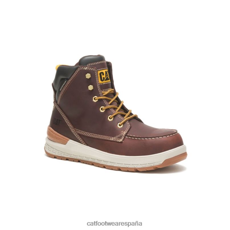 Caterpillar bota de trabajo resistente al impacto con punta de compuesto de carbono fraile moreno hombres 4JJT844 | botas de trabajo