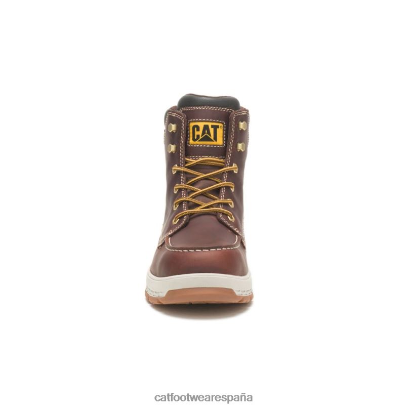 Caterpillar bota de trabajo resistente al impacto con punta de compuesto de carbono fraile moreno hombres 4JJT844 | botas de trabajo