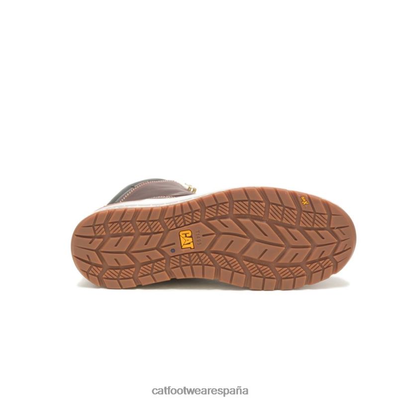 Caterpillar bota de trabajo resistente al impacto con punta de compuesto de carbono fraile moreno hombres 4JJT844 | botas de trabajo