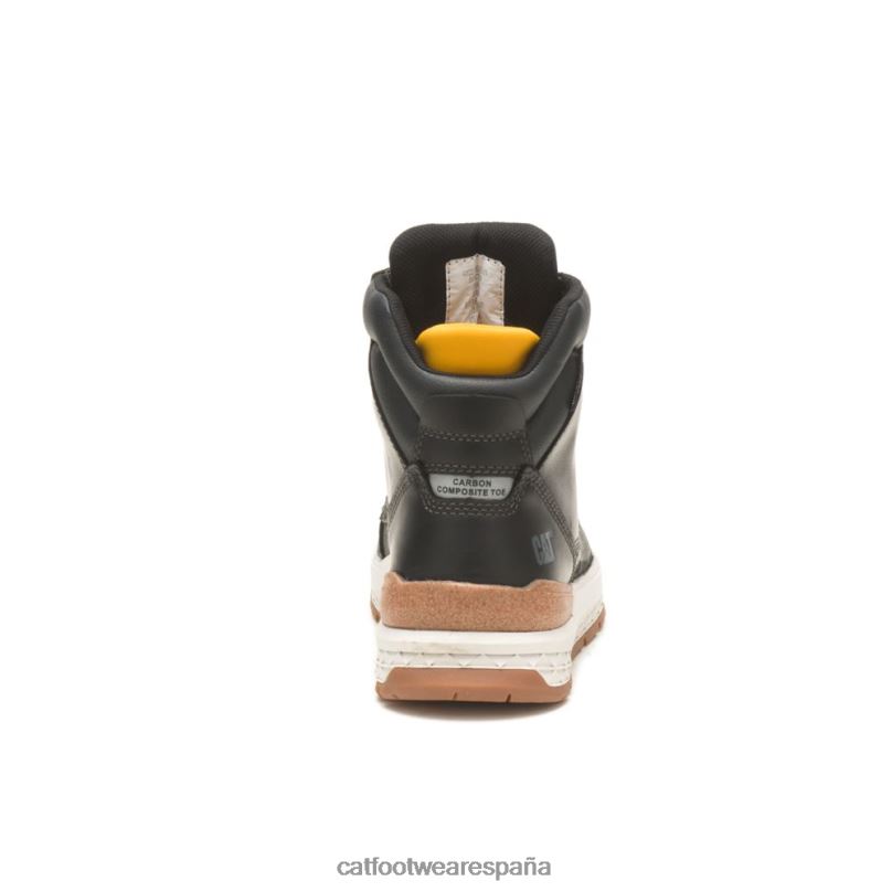 Caterpillar bota de trabajo resistente al impacto con punta de compuesto de carbono negro hombres 4JJT845 | botas de trabajo
