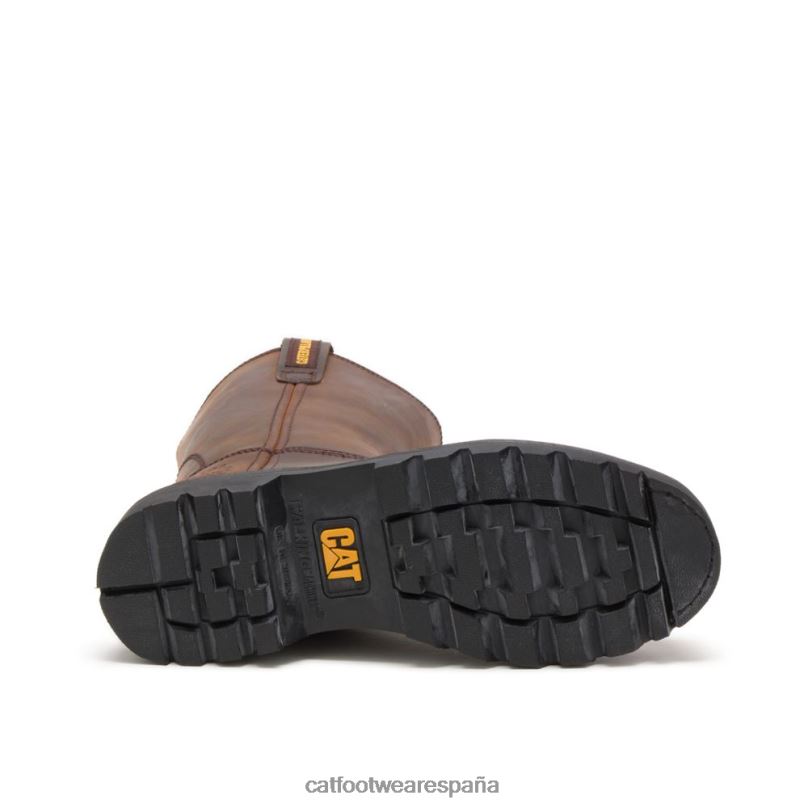 Caterpillar bota de trabajo revolver con punta de acero marrón hombres 4JJT827 | botas de trabajo