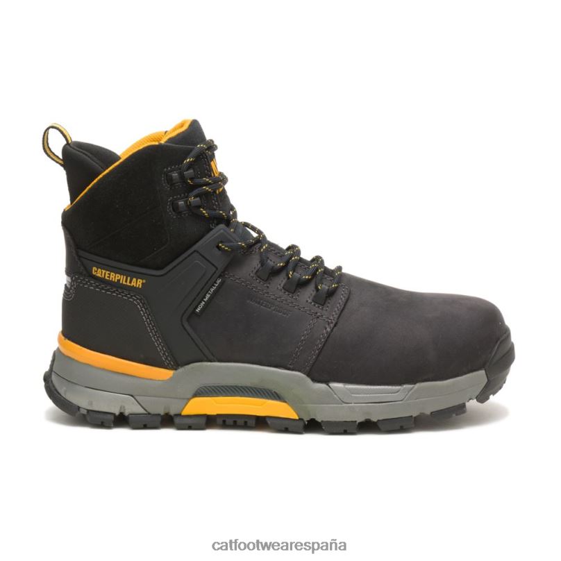 Caterpillar botas de trabajo impermeables con punta nano cat edge negro hombres 4JJT873 | botas de trabajo