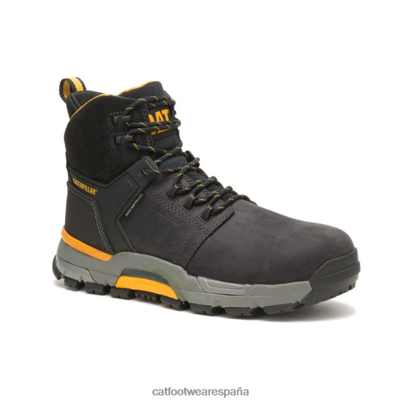 Caterpillar botas de trabajo impermeables con punta nano cat edge negro hombres 4JJT873 | botas de trabajo