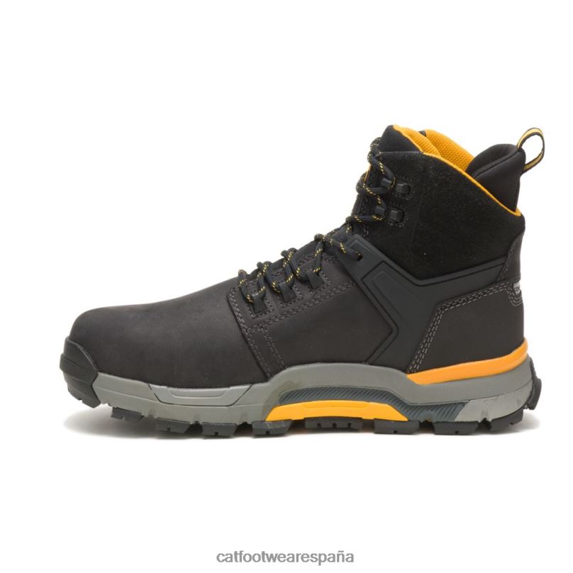 Caterpillar botas de trabajo impermeables con punta nano cat edge negro hombres 4JJT873 | botas de trabajo