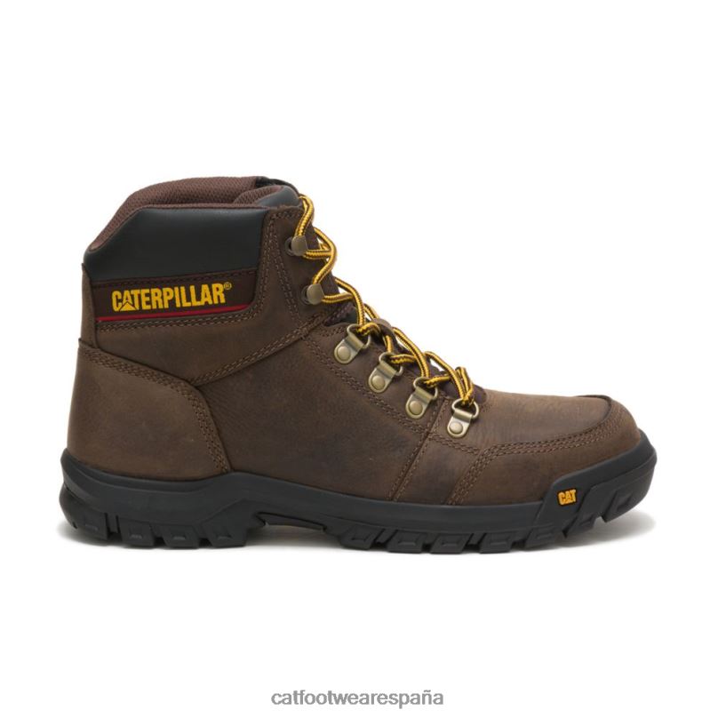 Caterpillar esquema de arranque de trabajo sello marrón hombres 4JJT840 | botas de trabajo