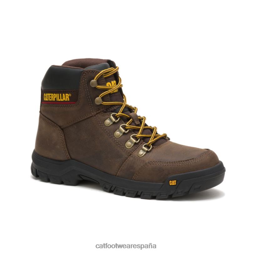 Caterpillar esquema de arranque de trabajo sello marrón hombres 4JJT840 | botas de trabajo