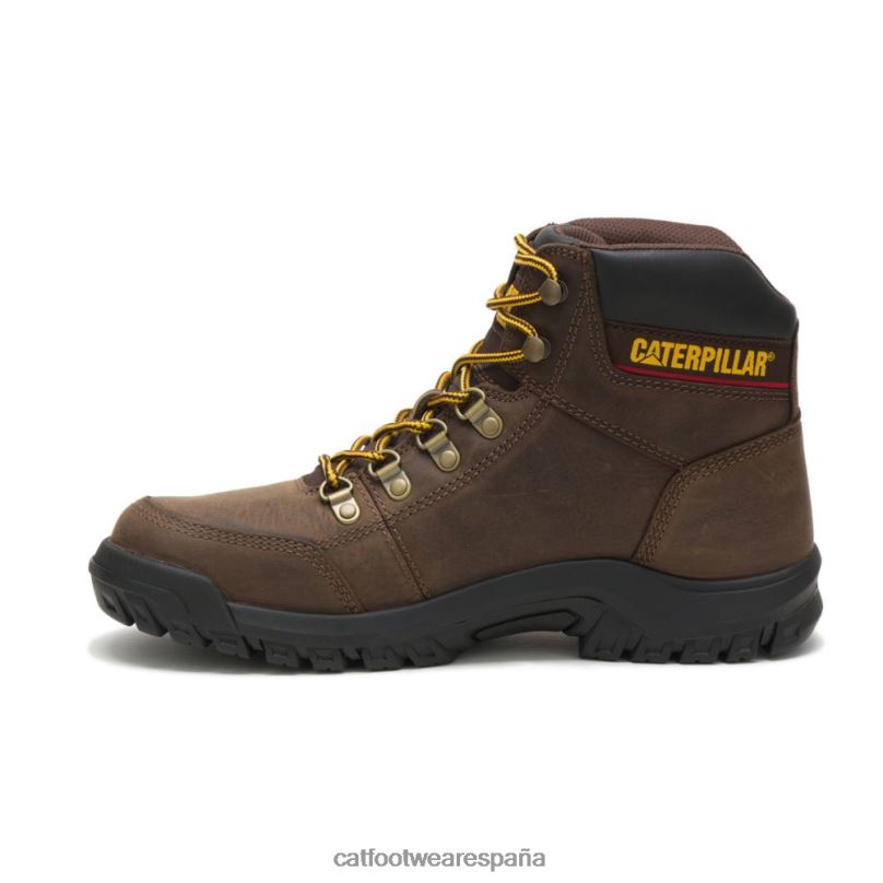 Caterpillar esquema de arranque de trabajo sello marrón hombres 4JJT840 | botas de trabajo