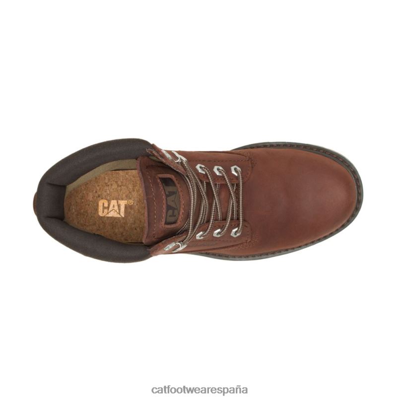 Caterpillar bota impermeable colorado caoba profunda hombres 4JJT8199 | impermeable