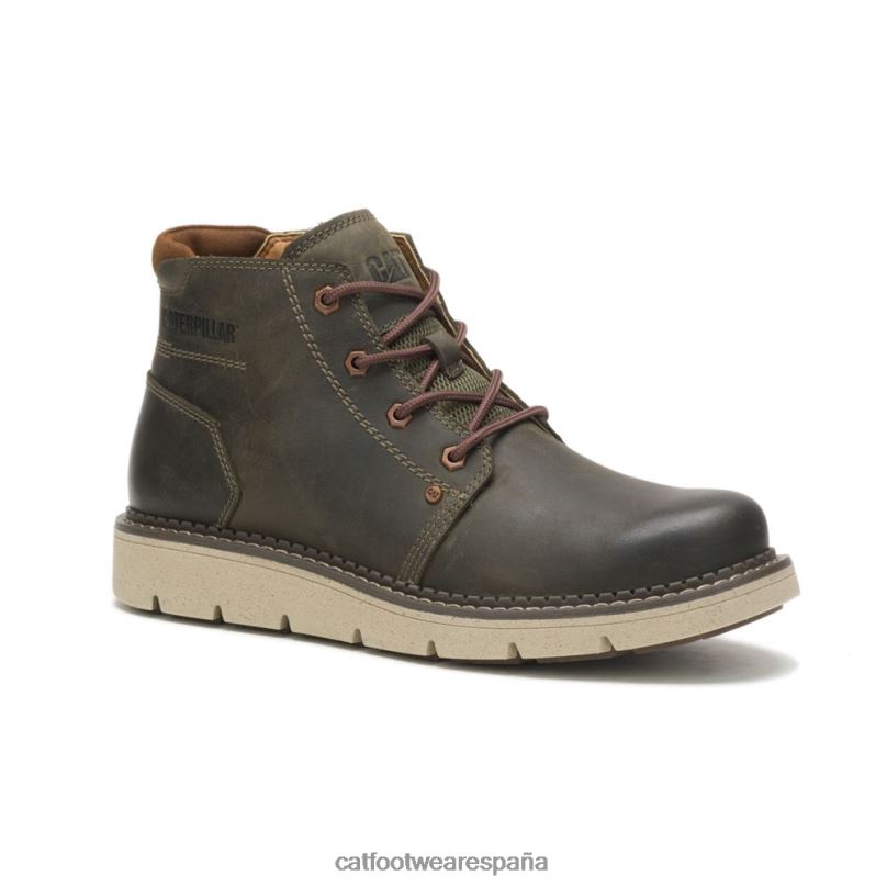 Caterpillar bota impermeable encubierta media noche de oliva hombres 4JJT8195 | impermeable