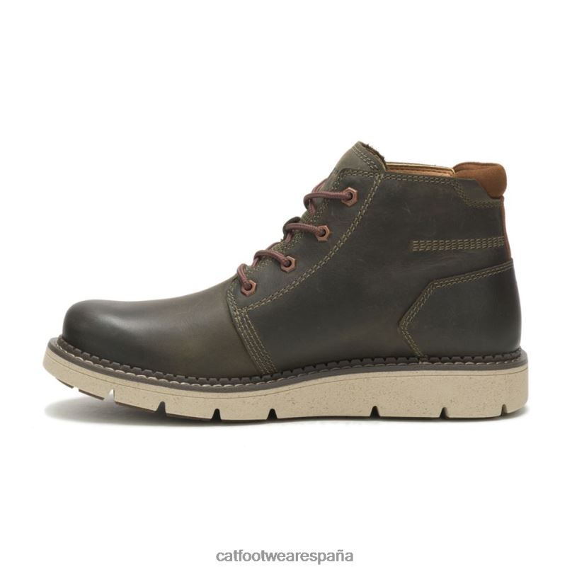 Caterpillar bota impermeable encubierta media noche de oliva hombres 4JJT8195 | impermeable