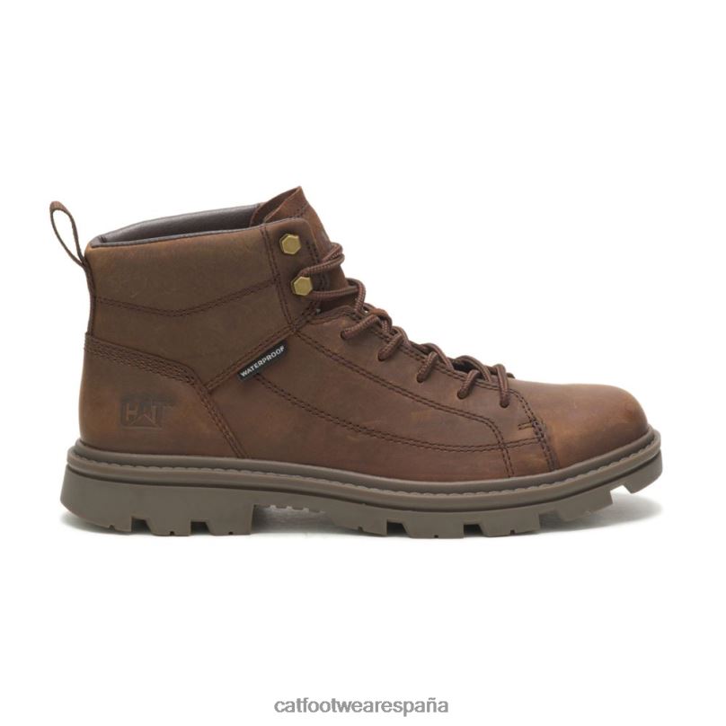 Caterpillar bota impermeable modular marrón de verdad hombres 4JJT8184 | impermeable