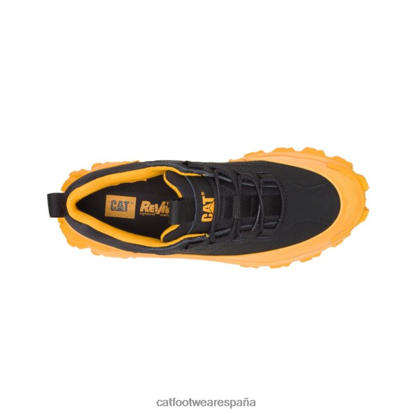 Caterpillar chanclo impermeable para intrusos gato amarillo/negro hombres 4JJT8123 | impermeable