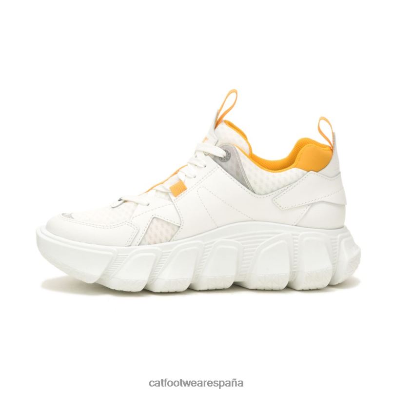 Caterpillar tenis de malla impostor blanco brillante hombres 4JJT8155 | zapatillas casuales gruesas