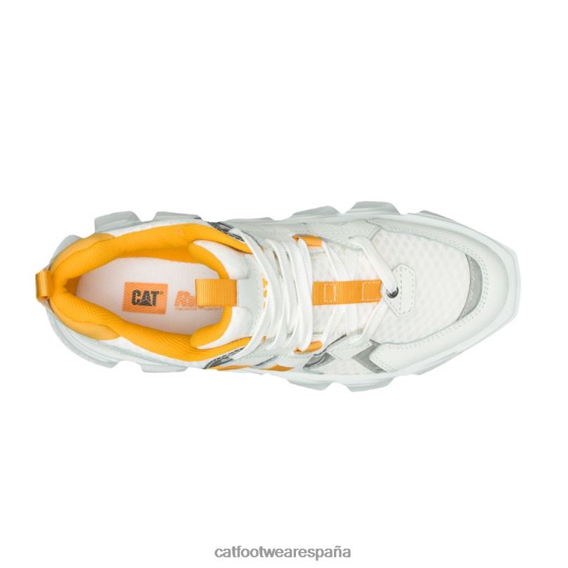 Caterpillar tenis de malla impostor blanco brillante hombres 4JJT8155 | zapatillas casuales gruesas