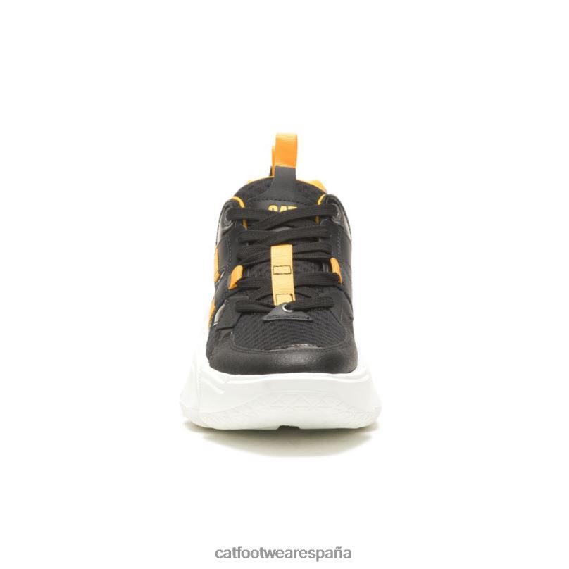 Caterpillar tenis de malla impostor negro hombres 4JJT8156 | zapatillas casuales gruesas
