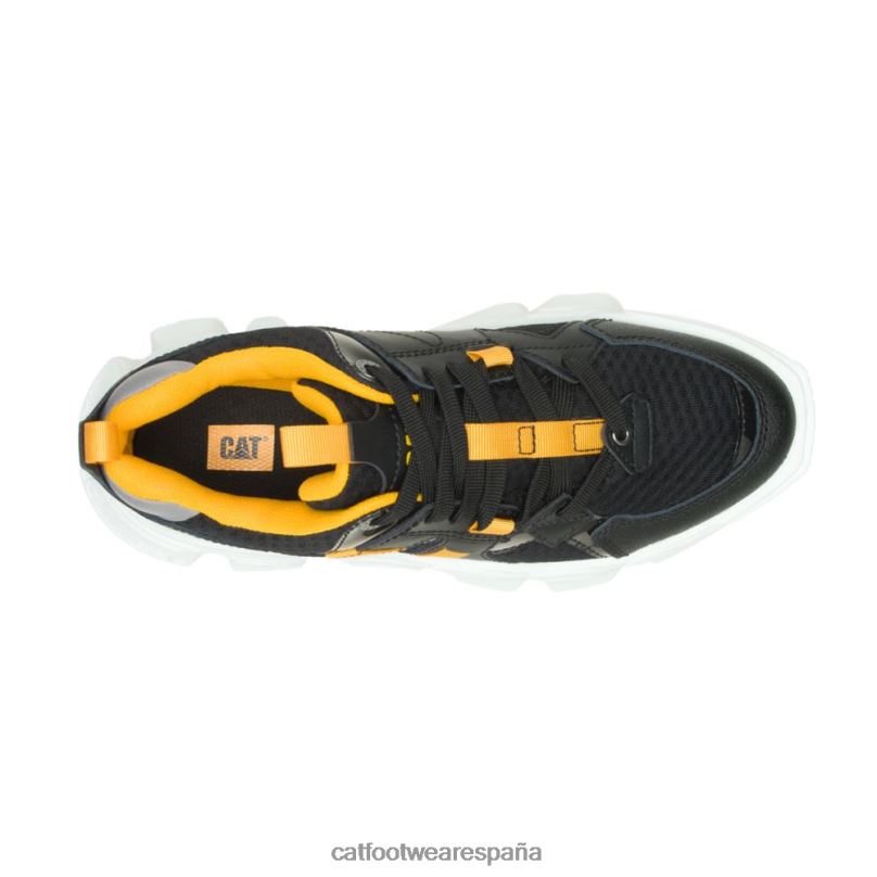 Caterpillar tenis de malla impostor negro hombres 4JJT8156 | zapatillas casuales gruesas