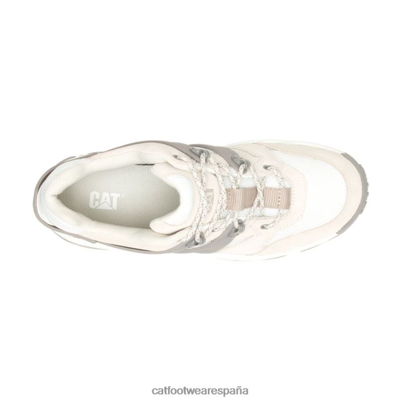 Caterpillar zapatillas reactor abedul/blanco brillante hombres 4JJT8160 | zapatillas casuales gruesas