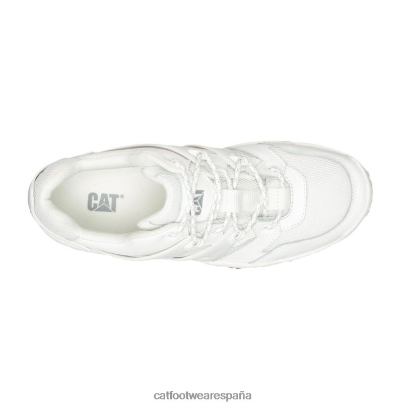 Caterpillar zapatillas reactor estrella blanca hombres 4JJT8161 | zapatillas casuales gruesas