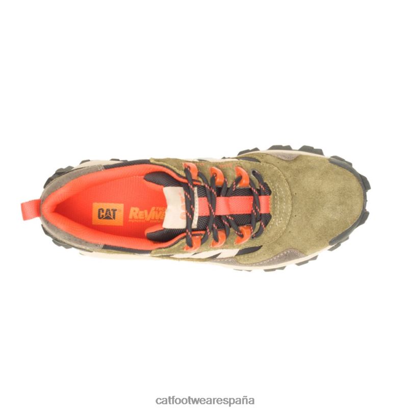 Caterpillar zapato intruso beta oliva oscuro hombres 4JJT8143 | zapatillas casuales gruesas