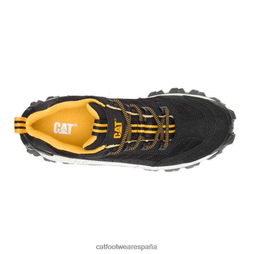 Caterpillar zapato intruso blanco negro hombres 4JJT8130 | zapatillas casuales gruesas