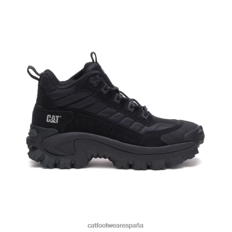 Caterpillar zapato medio intruso negro hombres 4JJT8152 | zapatillas casuales gruesas