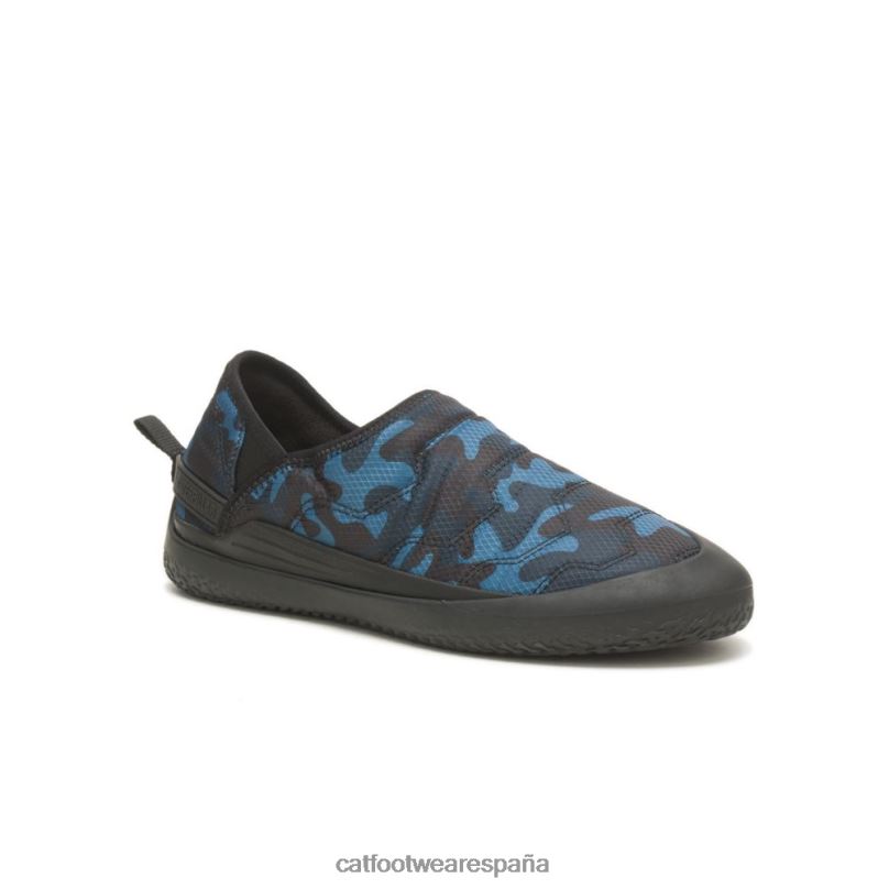 Caterpillar resbalón cruzado en camuflaje azul hombres 4JJT8172 | zapatos casuales