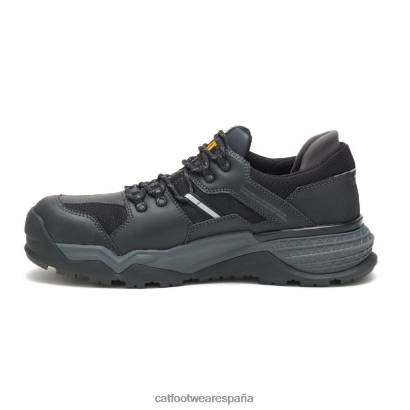 Caterpillar Zapato de trabajo con punta de aleación resistente al agua Provoca Lo negro hombres 4JJT8107 | zapatos de trabajo