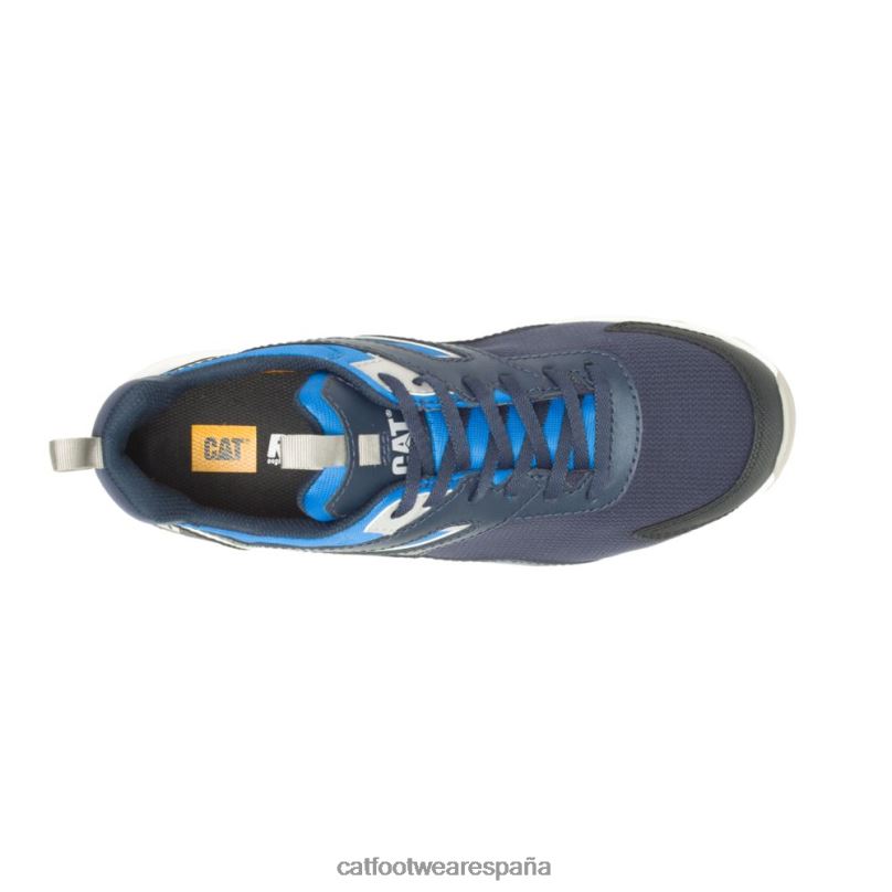 Caterpillar Zapato de trabajo con punta de compuesto de carbono Streamline Runner Eclipse total hombres 4JJT884 | zapatos de trabajo